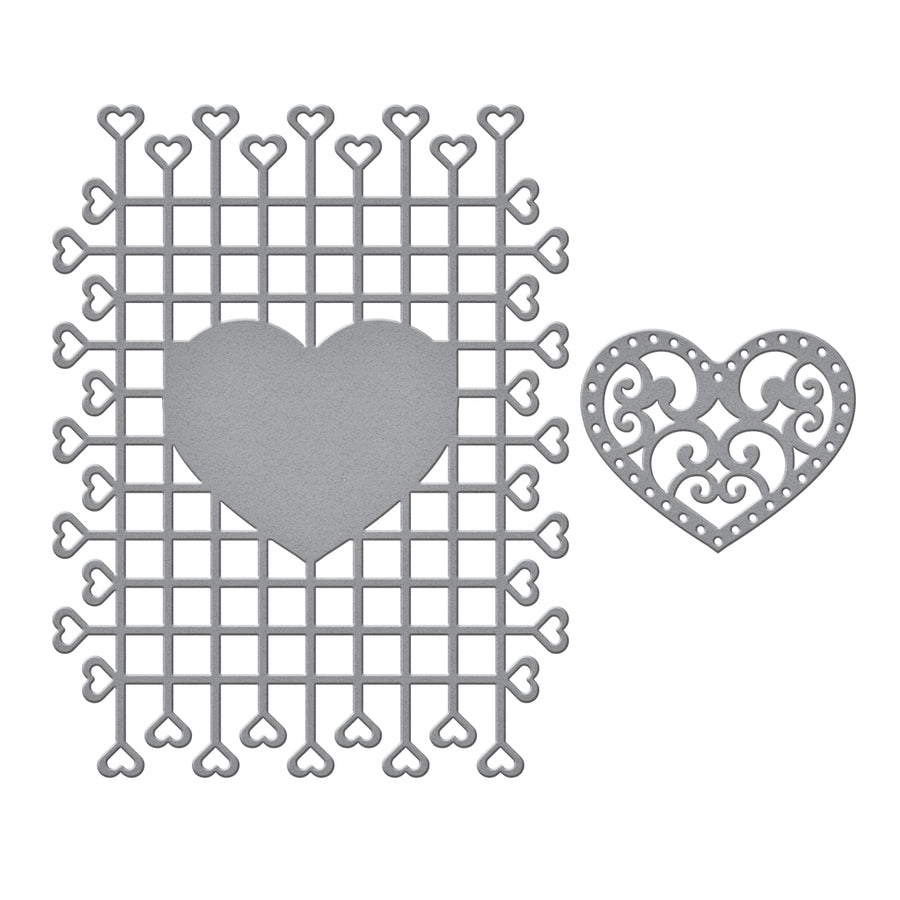 Spellbinders - Shapeabilities - Trailing Hearts Dies