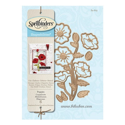 Spellbinders - Shapeabilities - Poppies Dies