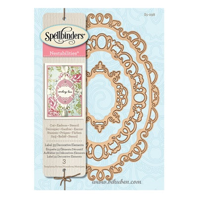 Spellbinders - Nestabilities- Label 33 Decorative Elements Dies