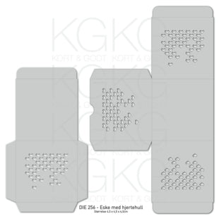 Kort & Godt - Dies - Eske med hjertehull