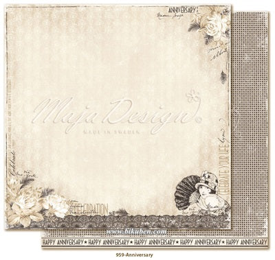 Maja Design - Celebration - Anniversary  12 x 12"
