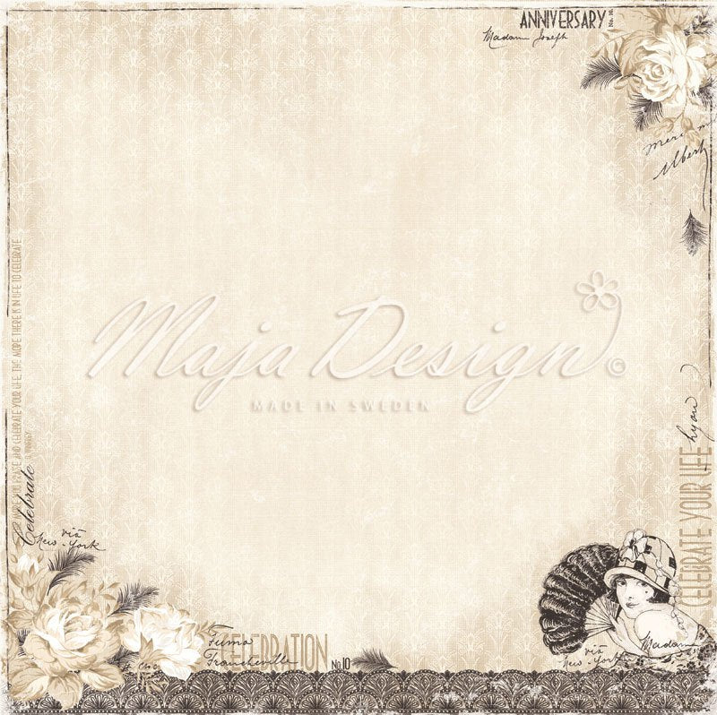 Maja Design - Celebration - Anniversary  12 x 12"