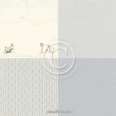 Pion Design - Our Furry Friends - You've got mail 6 x 6tum 12 x 12"