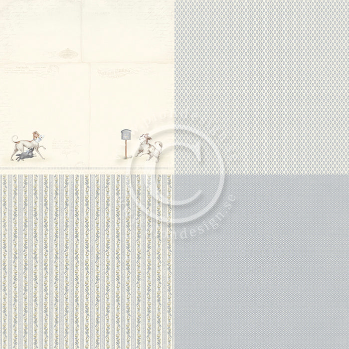 Pion Design - Our Furry Friends - You've got mail 6 x 6tum 12 x 12"