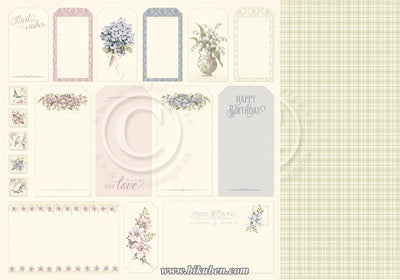 Pion Design - Days Gone By - Tags 12 x 12"