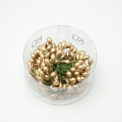 Kort & Godt - Pyntebær - Gull - 0,5cm