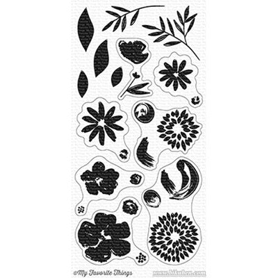 Die-Namics - Brushstroke Blooms - Clear Stamps