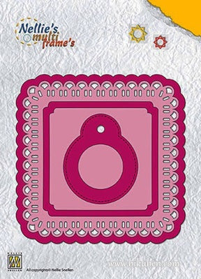 Nellie Snellen - Multiframe - Square with Label - dies