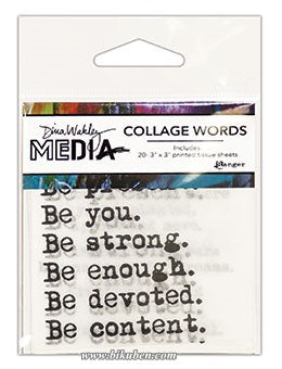 Dina Wakley Media - Collage Word Pack