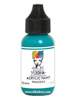 Ranger - Dina Medium Paints - Peacock- 1oz
