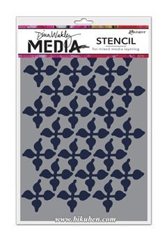 Dina Wakley Media - Stencil - Wallpaper
