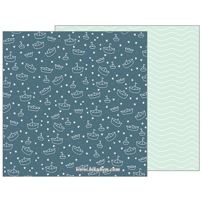 Pebbles - Night Night - Sail Away 12 x 12"