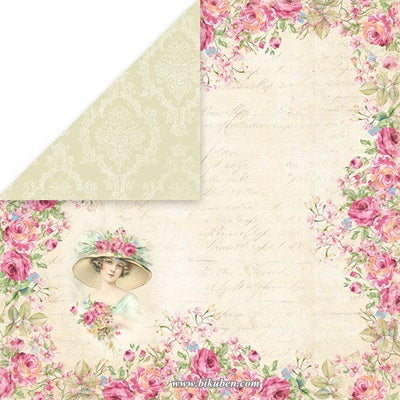 Craft and You - Belissima Rosa - 04   12 x 12"