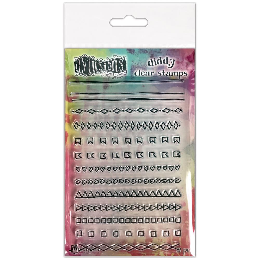Dylusions -Diddy Stamp set - Clearstamp - Mini  Doodles