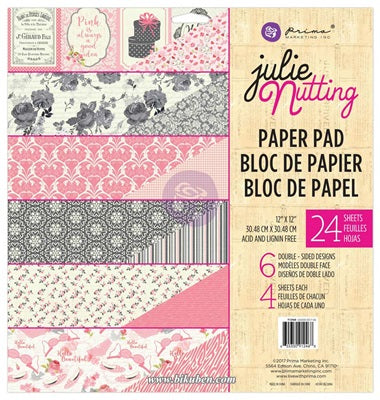 Prima - Julie Nutting - Paper Pad    12 x 12"
