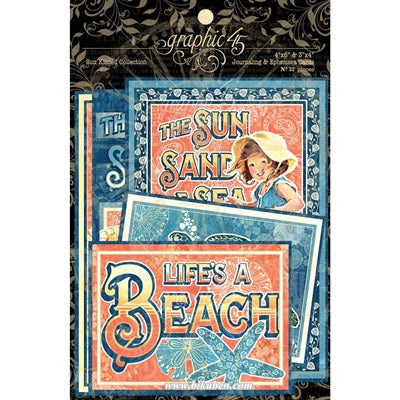 Graphic45 - Sun Kissed - Ephemera Cards