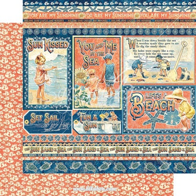 Graphic45 - Sun Kissed - Kids at play 12 x 12"