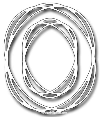 Frantic Stamper - Oval Tangled Frames - Dies