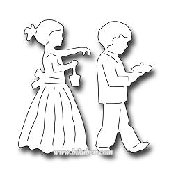 Frantic Stamper - Flower Girl and Ring Bearer - Dies