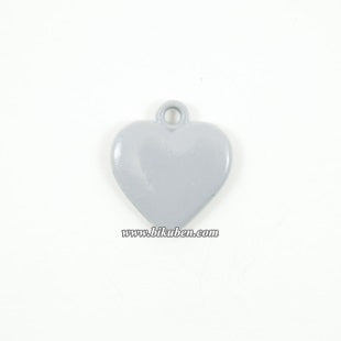 Kort & Godt - Charms - Hjerte Grå