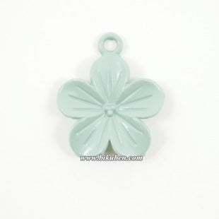 Kort & Godt - Charms - Blomst Grønn