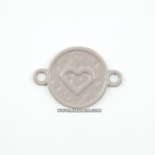 Kort & Godt - Charms - Hjerte Brun