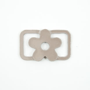 Kort & Godt - Charms - Spenne Blomst - Brun