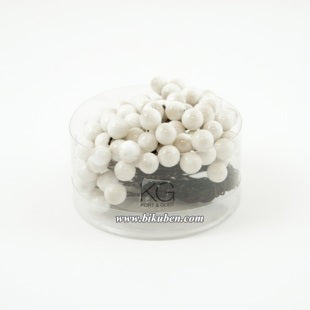 Kort & Godt - Pyntebær - Hvit - 0,8 cm