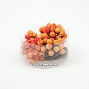 Kort & Godt - Pyntebær - Orange - 0,8 cm