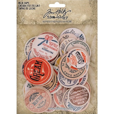 Tim Holtz - Idea-Ology - Milk Caps