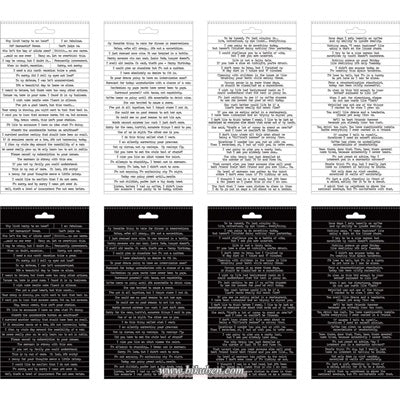 Tim Holtz - Ideaology - Small Talk - Snarky