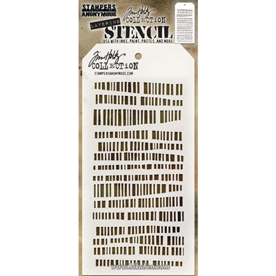 Tim Holtz - Stencil - Code