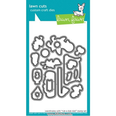Lawn Fawn - Craft Dies - Rub - A - Dub