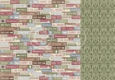 Pion Design - The World Awaits - Open Road 12 x 12"