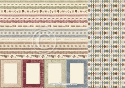 Pion Design - The World Awaits - Borders 12 x 12"