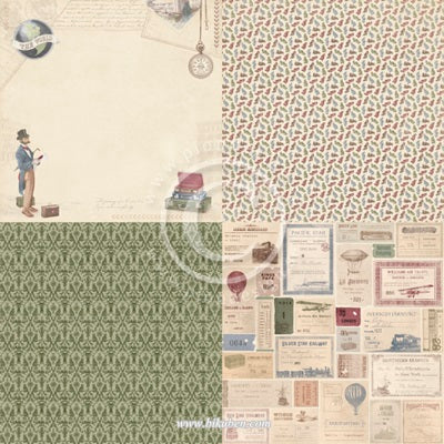 Pion Design - The World Awaits - Adventure Awaits 6 x 6 tum 12 x 12"