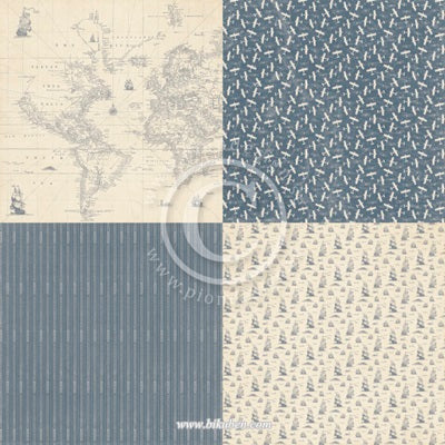 Pion Design - The World Awaits - Discover the world 6 x 6 tum 12 x 12"