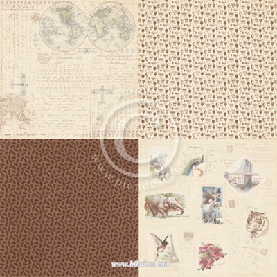 Pion Design - The World Awaits - Destination Unknown 6 x 6 tum 12 x 12"