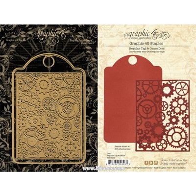 Graphic45 - Staples - Regular Tag & Gear Dies