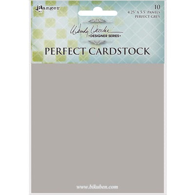 Ranger - Wendy Vecchi - Perfect Cardstock Panels - Grey