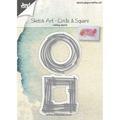 Joy! Crafts Dies - Sketch Art - Circle & Square