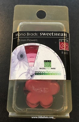 Bazzill - Brads - Flower - 25mm - Sweetheart