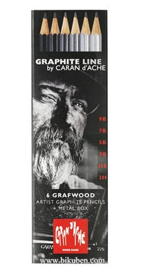 Caran d'Ache - Graphite Pencils - 6 stk