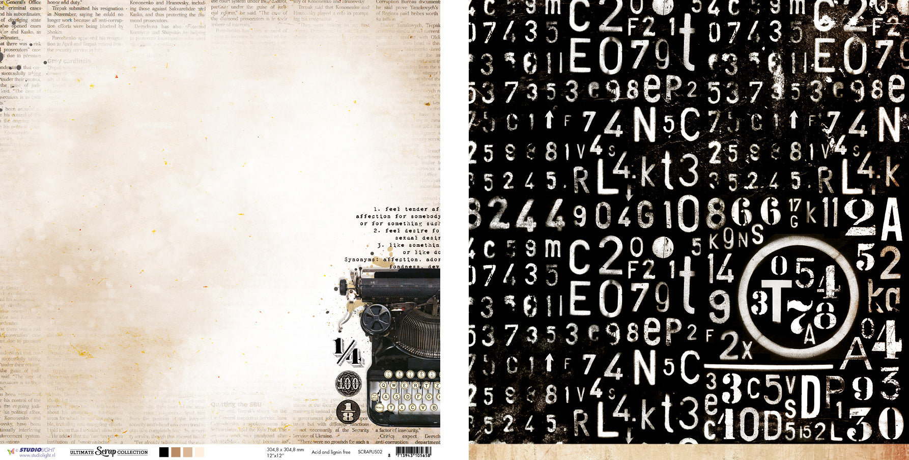 Studiolight - Ultimate Scrap Collection - #02 - 12 x 12"