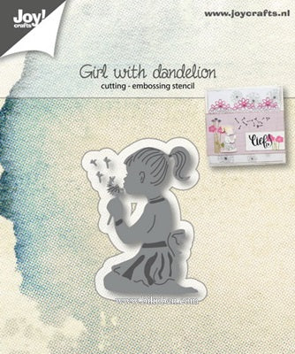 Joy! Crafts Dies - Girl with dandylion