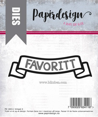 Papirdesign - Dies - Vimpel 2