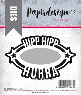 Papirdesign - Dies - Hipp hurra 2