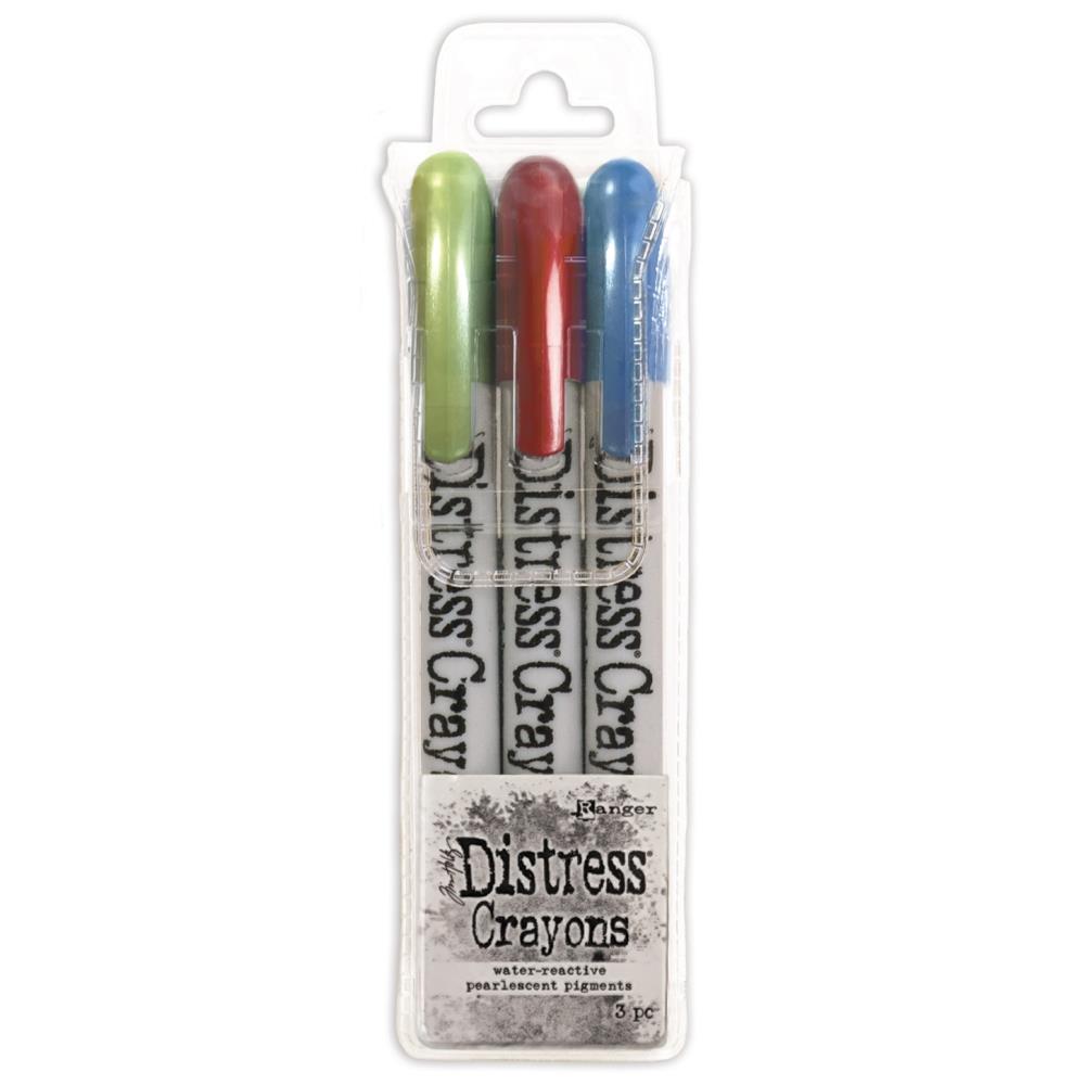 Tim Holtz - Distress Crayon Pearls Set  - Holiday Set #3