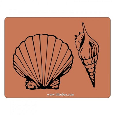 Sizzix - Tim Holtz Alterations - Bigz Die + Embossing Folder - Seashells