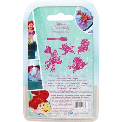 Disney - DIes - Disney Princess  - Ariel Embellisments